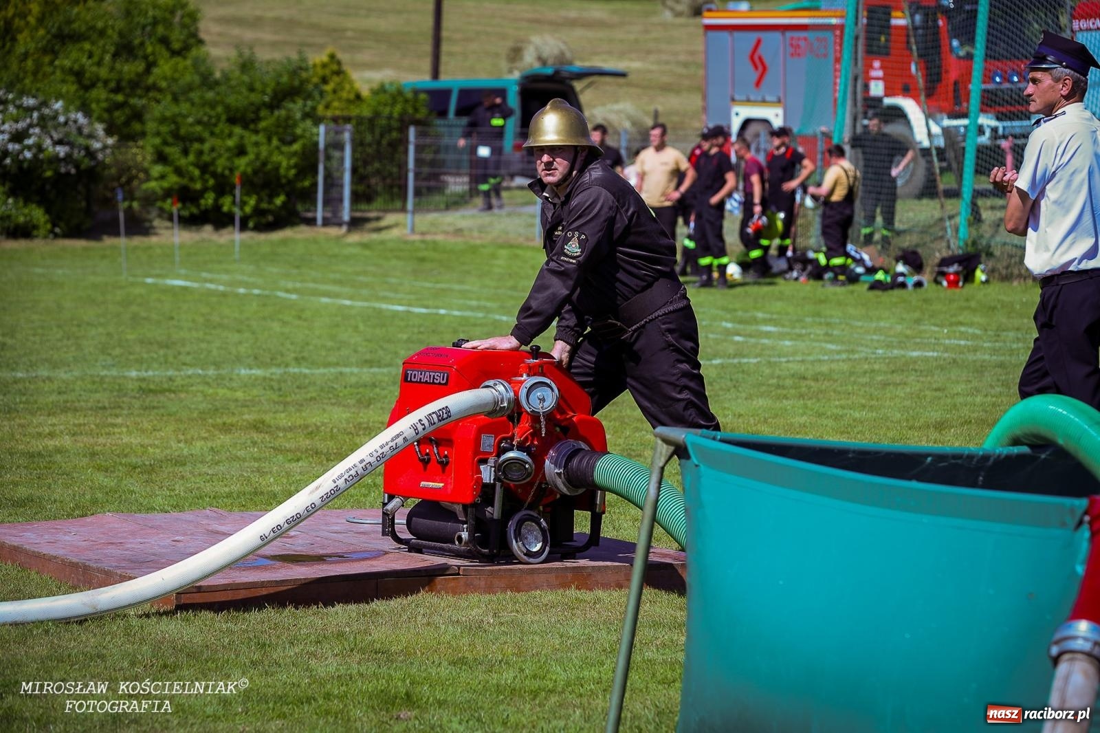 Zdjęcie w galerii na portalu naszraciborz.pl: Gminne zawody sportowo-pożarnicze w Rudniku. O wygranej zdecydowała sekunda [FOTO] wiadomości z regionu