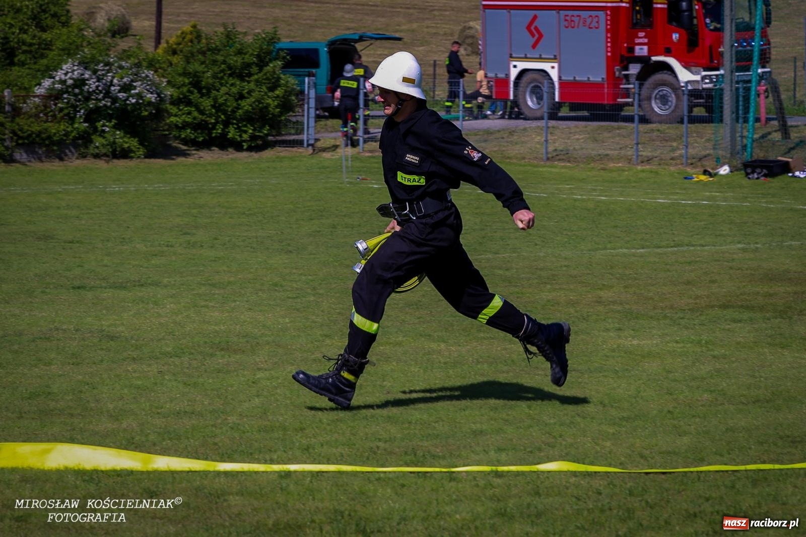 Zdjęcie w galerii na portalu naszraciborz.pl: Gminne zawody sportowo-pożarnicze w Rudniku. O wygranej zdecydowała sekunda [FOTO] wiadomości z regionu