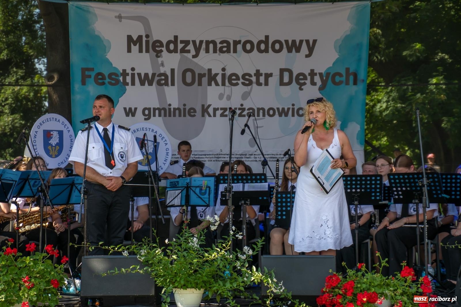 Zdjęcie w galerii na portalu naszraciborz.pl: X Międzynarodowy Festiwal Orkiestr Dętych w Gminie Krzyżanowice [FOTO i WIDEO] wiadomości z regionu