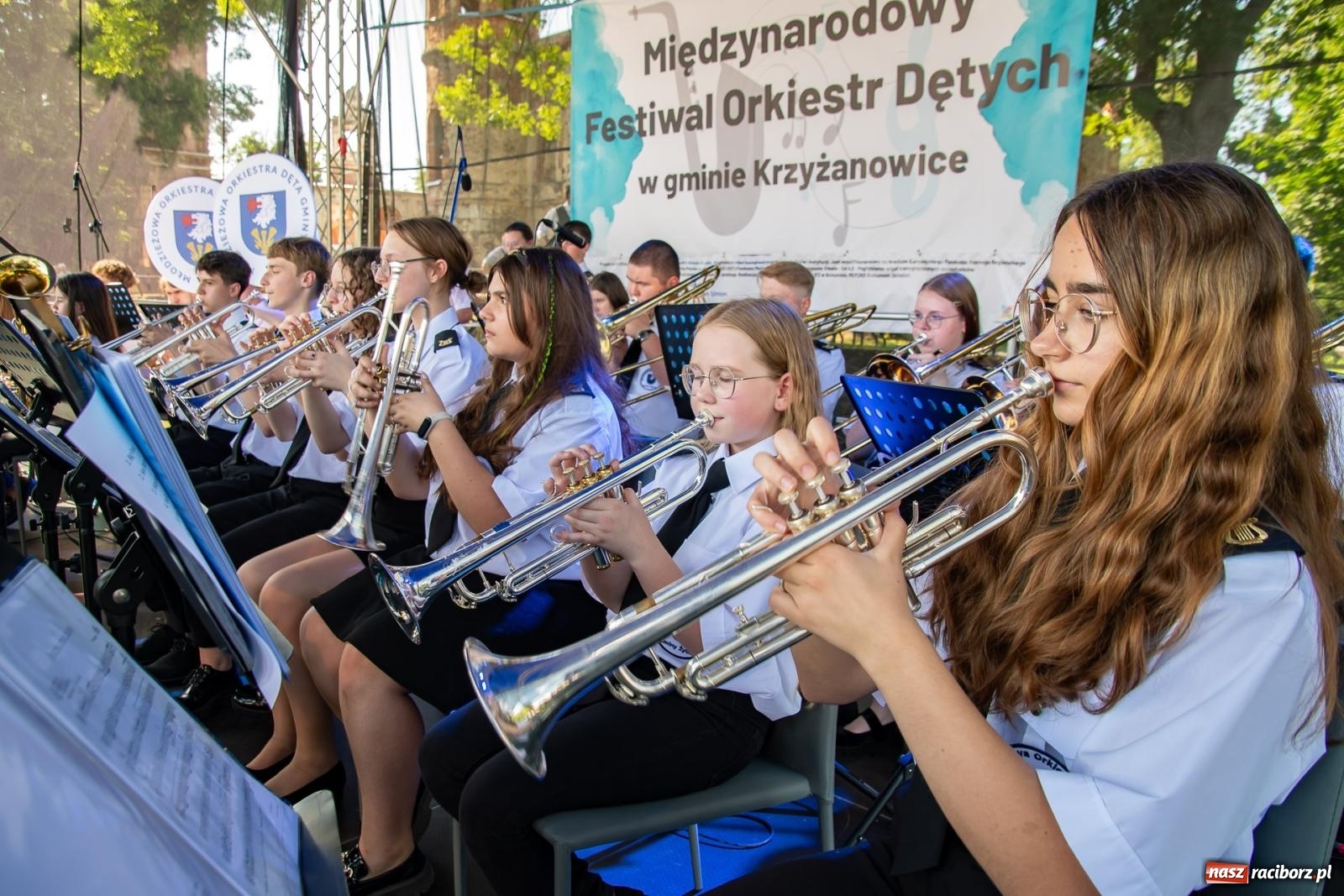 Zdjęcie w galerii na portalu naszraciborz.pl: X Międzynarodowy Festiwal Orkiestr Dętych w Gminie Krzyżanowice [FOTO i WIDEO] wiadomości z regionu