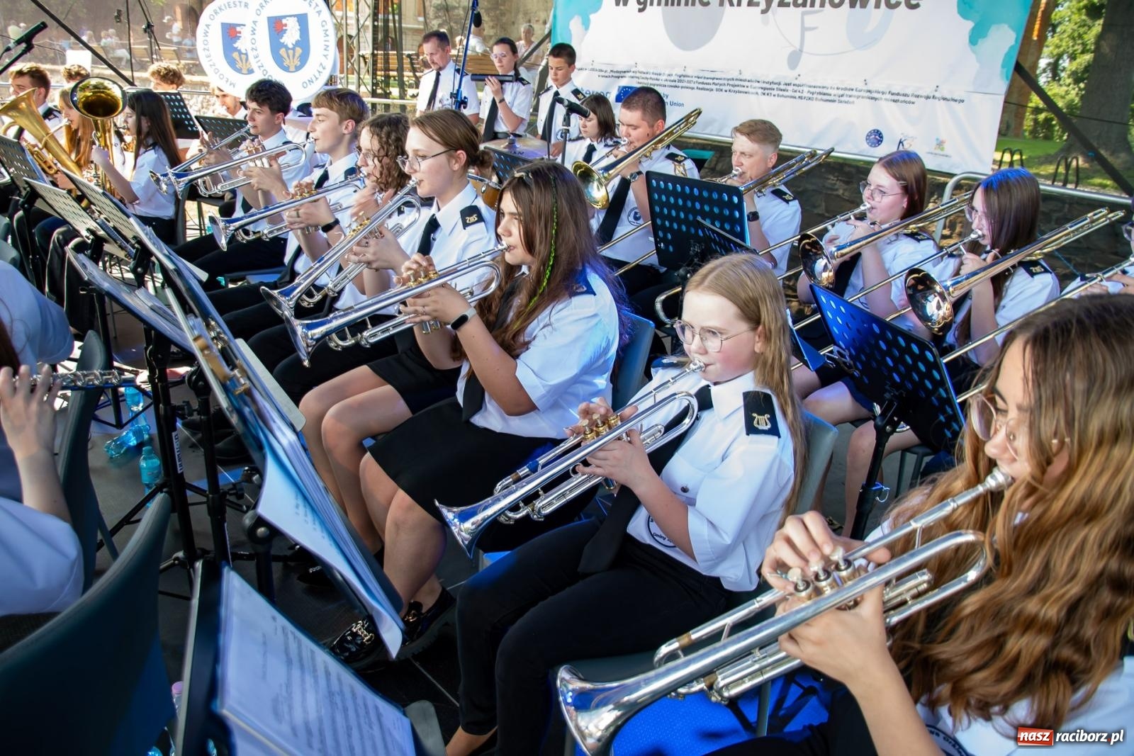 Zdjęcie w galerii na portalu naszraciborz.pl: X Międzynarodowy Festiwal Orkiestr Dętych w Gminie Krzyżanowice [FOTO i WIDEO] wiadomości z regionu