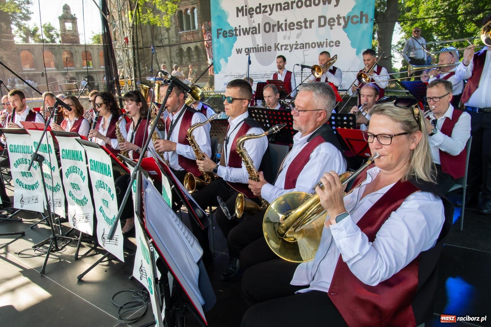 Zdjęcie w galerii na portalu naszraciborz.pl: X Międzynarodowy Festiwal Orkiestr Dętych w Gminie Krzyżanowice [FOTO i WIDEO] wiadomości z regionu