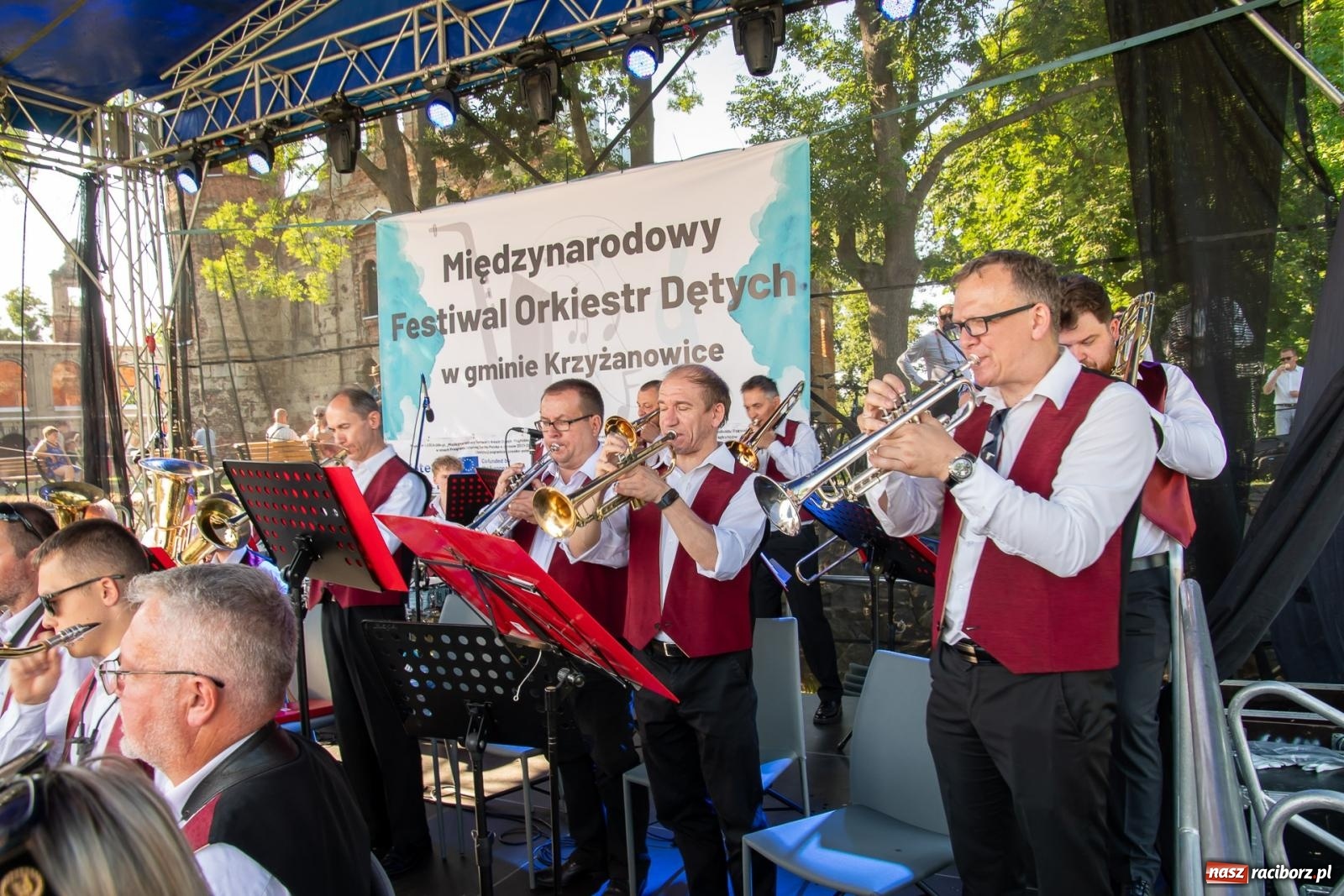 Zdjęcie w galerii na portalu naszraciborz.pl: X Międzynarodowy Festiwal Orkiestr Dętych w Gminie Krzyżanowice [FOTO i WIDEO] wiadomości z regionu