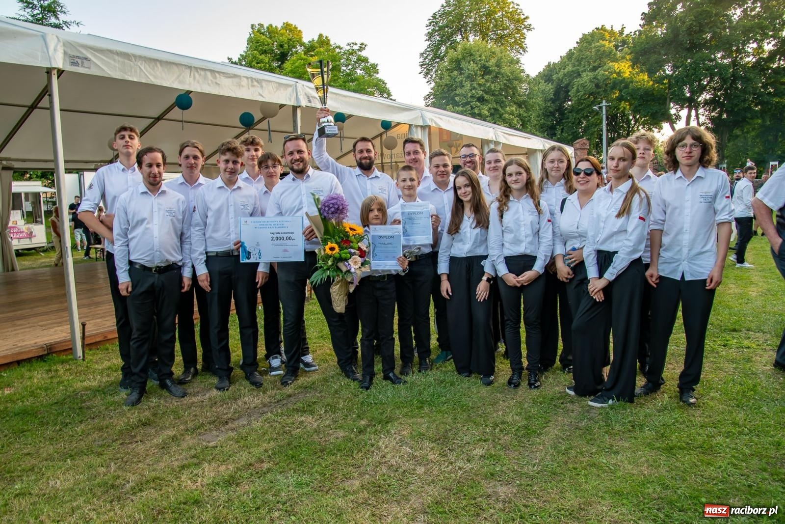 Zdjęcie w galerii na portalu naszraciborz.pl: X Międzynarodowy Festiwal Orkiestr Dętych w Gminie Krzyżanowice [FOTO i WIDEO] wiadomości z regionu