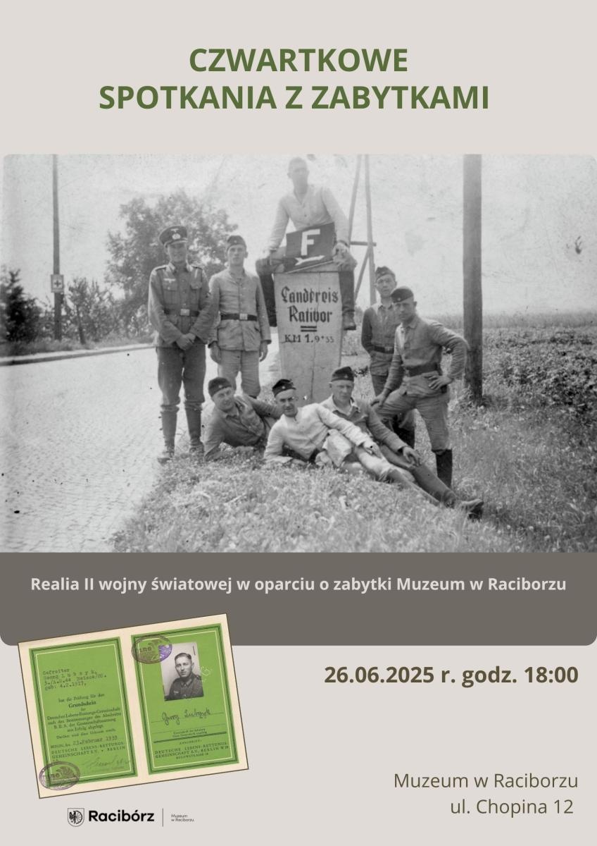 Zdjęcie w galerii na portalu naszraciborz.pl: Zabytki z czasów II wojny światowej na czerwcowym spotkaniu z historią wiadomości z regionu