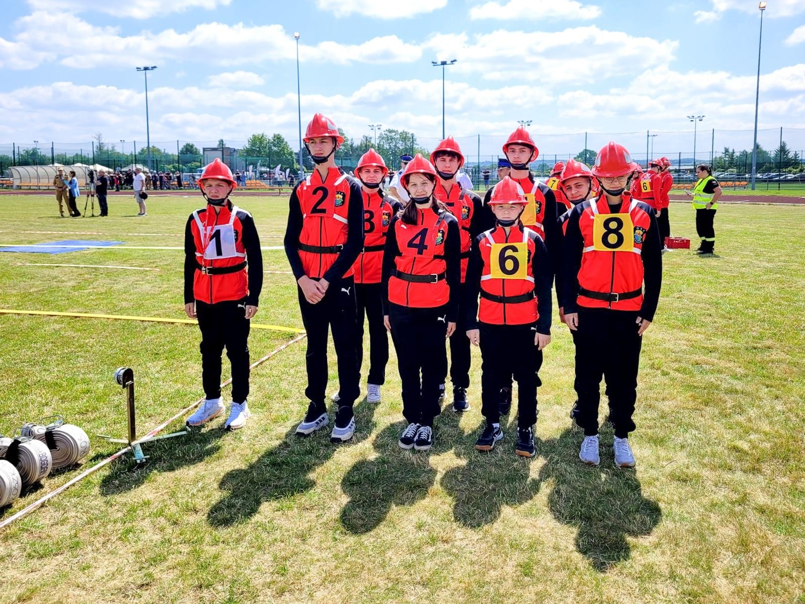 Zdjęcie w galerii na portalu naszraciborz.pl: Wojewódzkie Zawody Sportowo-Pożarnicze - Roszków, Gamów i Krzanowice na podium wiadomości z regionu