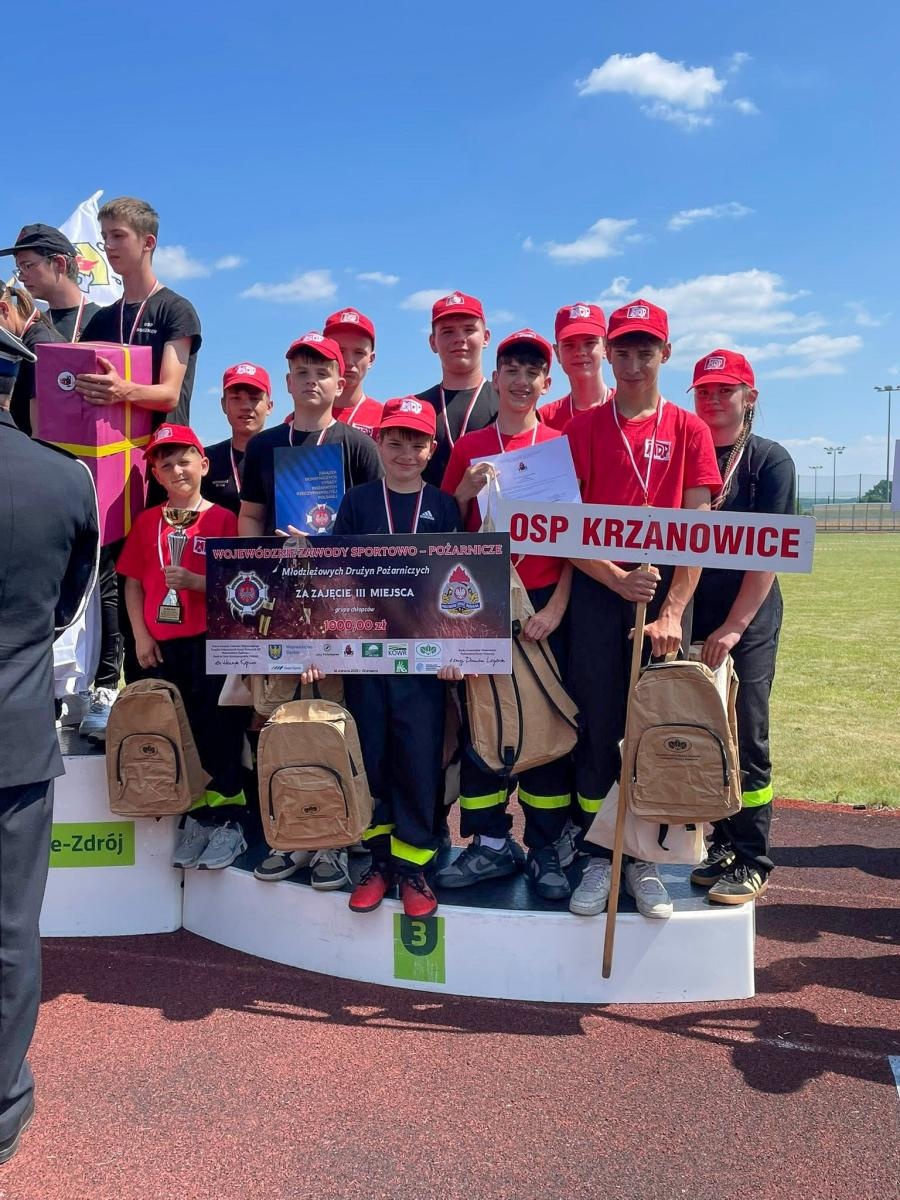 Zdjęcie w galerii na portalu naszraciborz.pl: Wojewódzkie Zawody Sportowo-Pożarnicze - Roszków, Gamów i Krzanowice na podium wiadomości z regionu