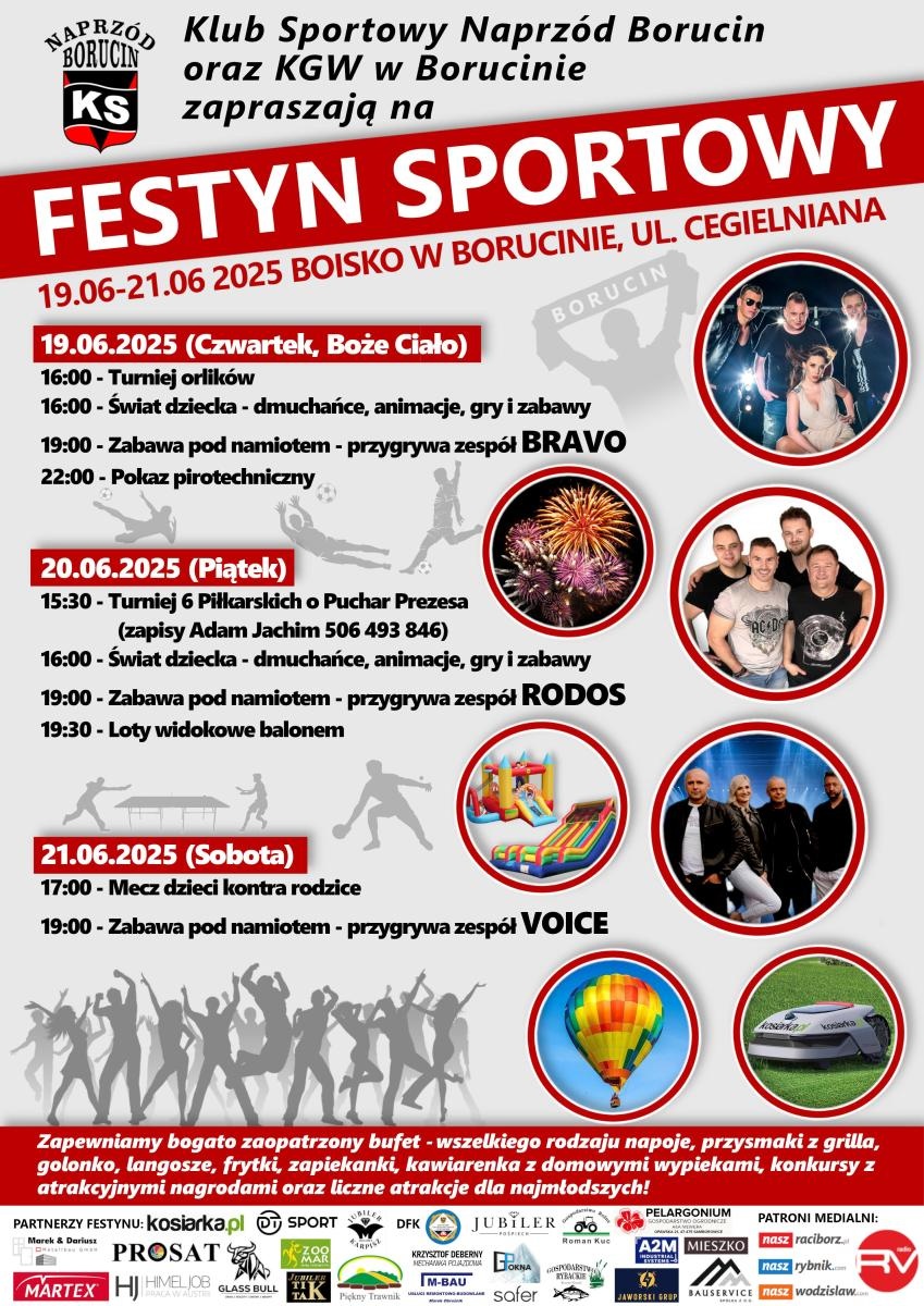 Zdjęcie w galerii na portalu naszraciborz.pl: Sportowe emocje i rodzinna zabawa w Borucinie [ZAPROSZENIE] wiadomości z regionu