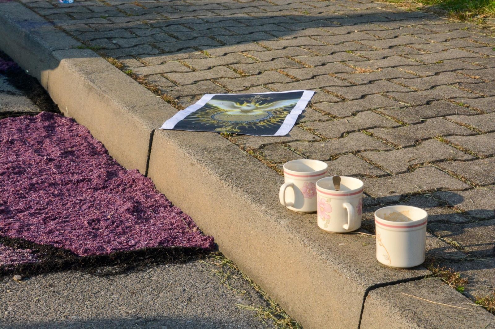 Zdjęcie w galerii na portalu naszraciborz.pl: Racibórz i powiat gotowy na Boże Ciało. Procesje, kwietne dywany i nowa trasa w parafii WNMP [FOTO i WIDEO] wiadomości z regionu