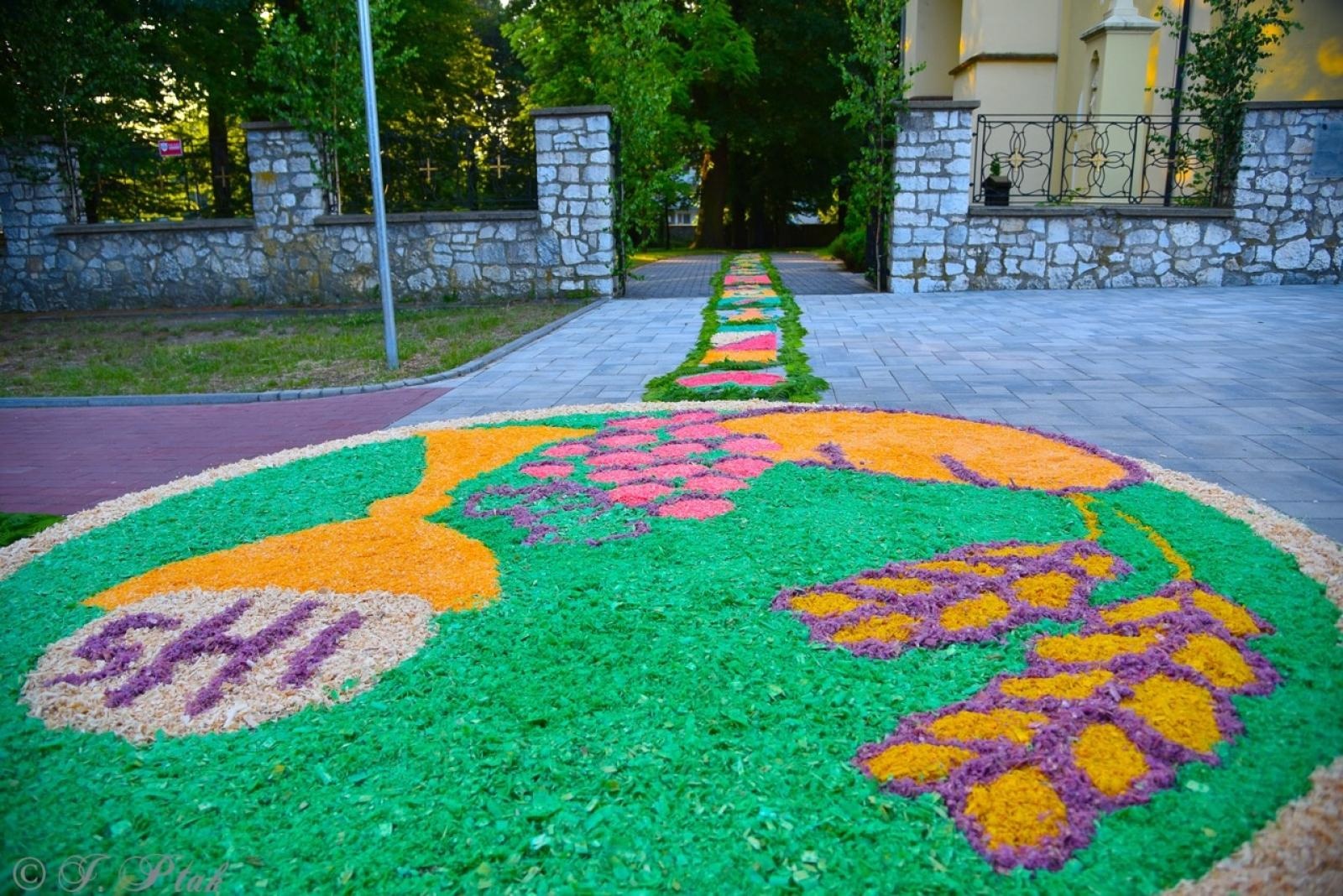 Zdjęcie w galerii na portalu naszraciborz.pl: Racibórz i powiat gotowy na Boże Ciało. Procesje, kwietne dywany i nowa trasa w parafii WNMP [FOTO i WIDEO] wiadomości z regionu