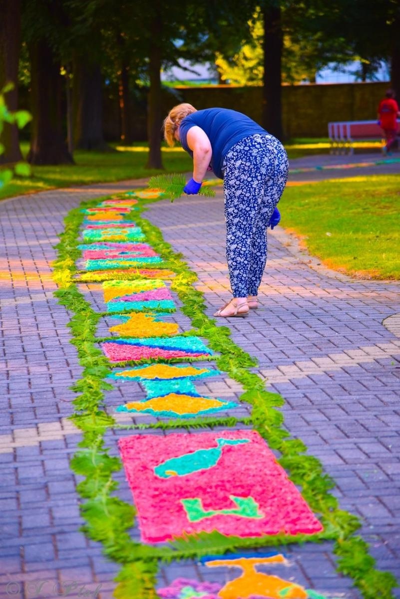 Zdjęcie w galerii na portalu naszraciborz.pl: Racibórz i powiat gotowy na Boże Ciało. Procesje, kwietne dywany i nowa trasa w parafii WNMP [FOTO i WIDEO] wiadomości z regionu