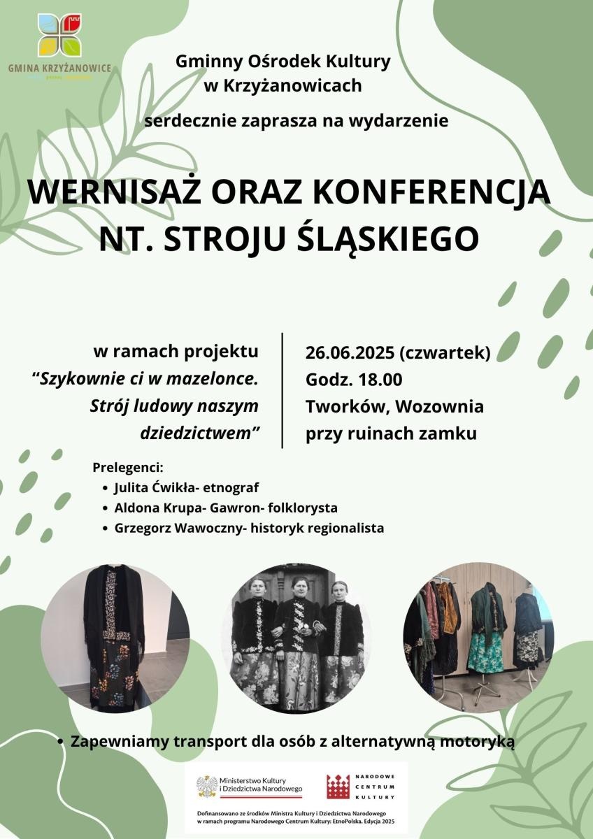 Zdjęcie w galerii na portalu naszraciborz.pl: Mazelonki wracają do łask. Wernisaż i konferencja o stroju ludowym w Tworkowie wiadomości z regionu
