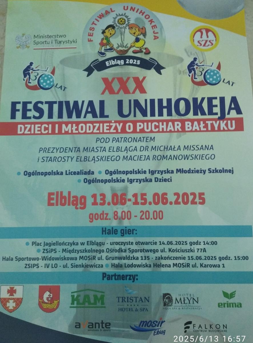 Zdjęcie w galerii na portalu naszraciborz.pl: XXX Jubileuszowy Festiwal Unihokeja o Puchar Bałtyku. 1000 uczestników, w tym reprezentantki Tworkowa wiadomości z regionu