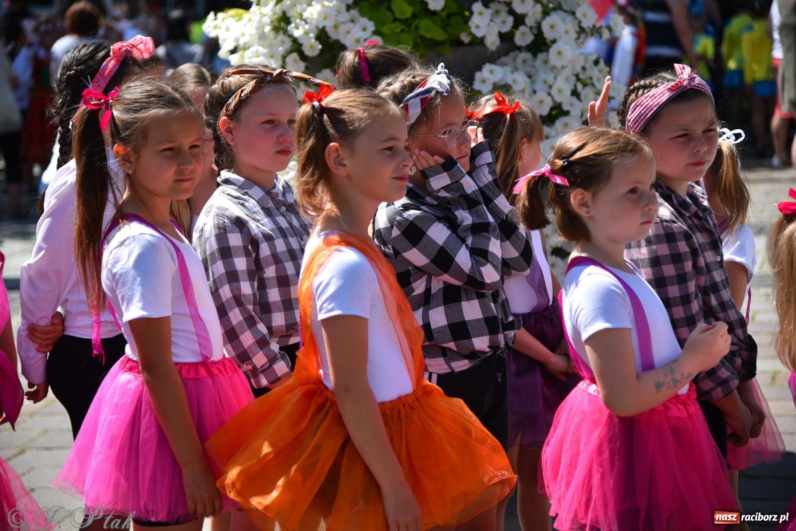Zdjęcie w galerii na portalu naszraciborz.pl: Śląska mozaika na zamku. Korowód i barwy kultur na dziedzińcu Piastów wiadomości z regionu