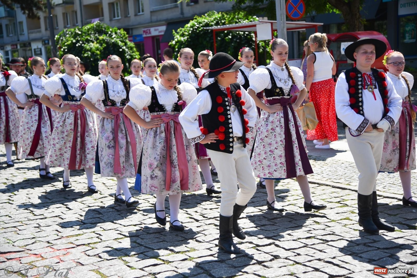 Zdjęcie w galerii na portalu naszraciborz.pl: Śląska mozaika na zamku. Korowód i barwy kultur na dziedzińcu Piastów wiadomości z regionu