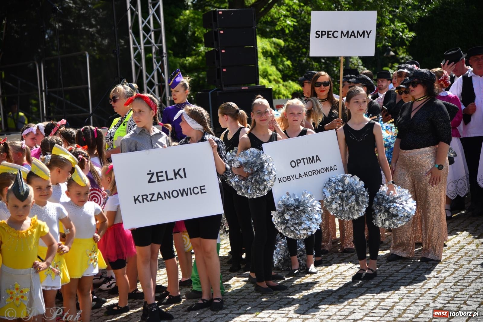 Zdjęcie w galerii na portalu naszraciborz.pl: Śląska mozaika na zamku. Korowód i barwy kultur na dziedzińcu Piastów wiadomości z regionu