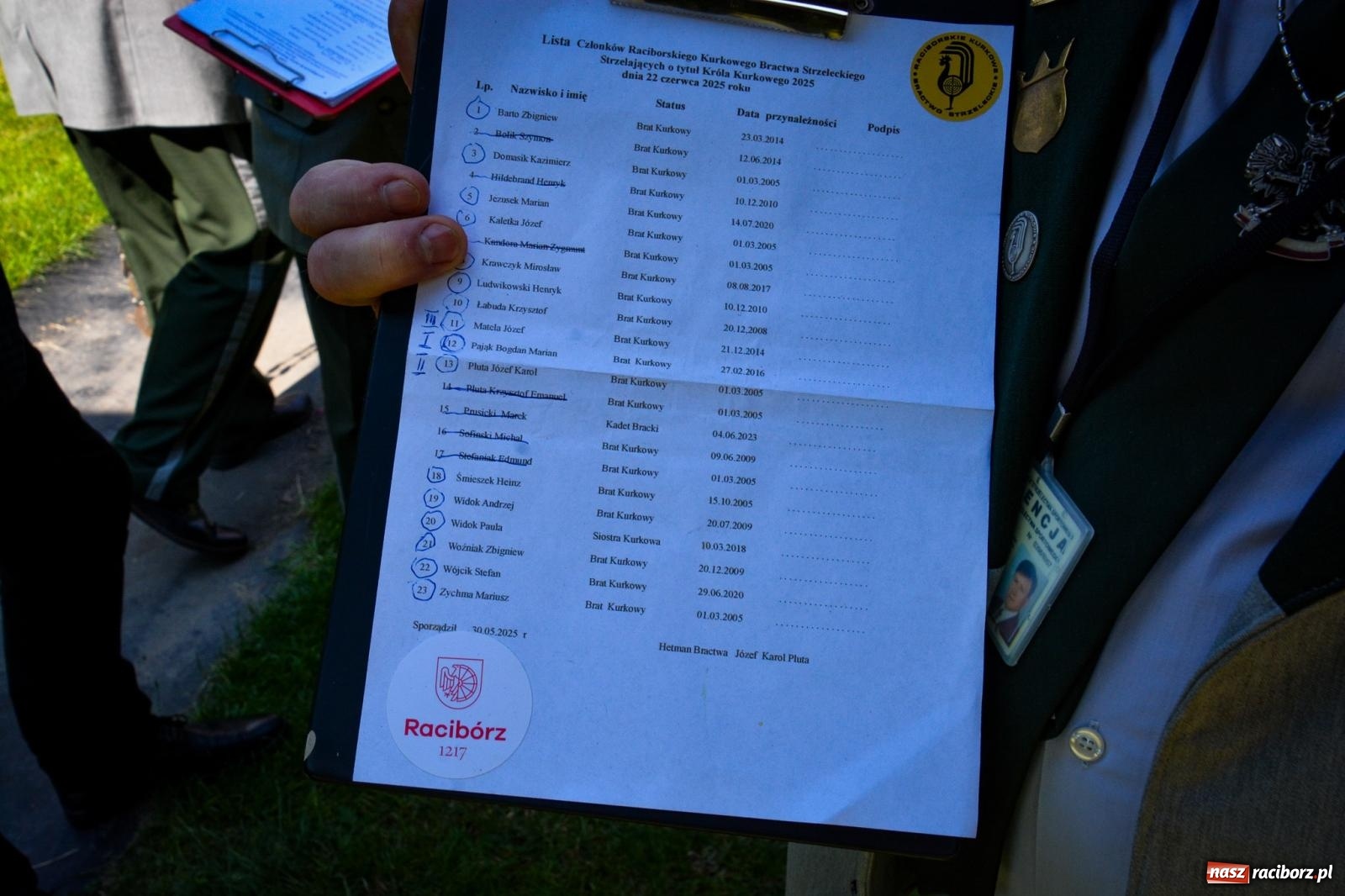 Zdjęcie w galerii na portalu naszraciborz.pl: Racibórz ma nowego króla kurkowego. Strzelanie na 20-lecie bractwa  wiadomości z regionu