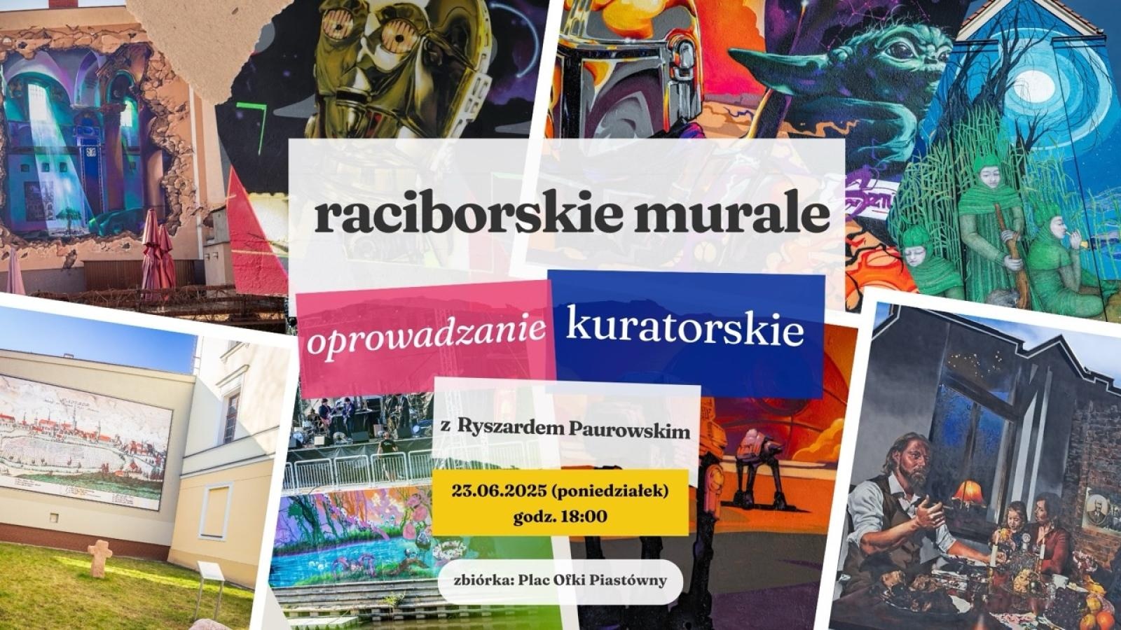 Zdjęcie w galerii na portalu naszraciborz.pl: Odkryj Racibórz na nowo! Tematyczny spacer śladami murali z Ryszardem Paurowskim wiadomości z regionu