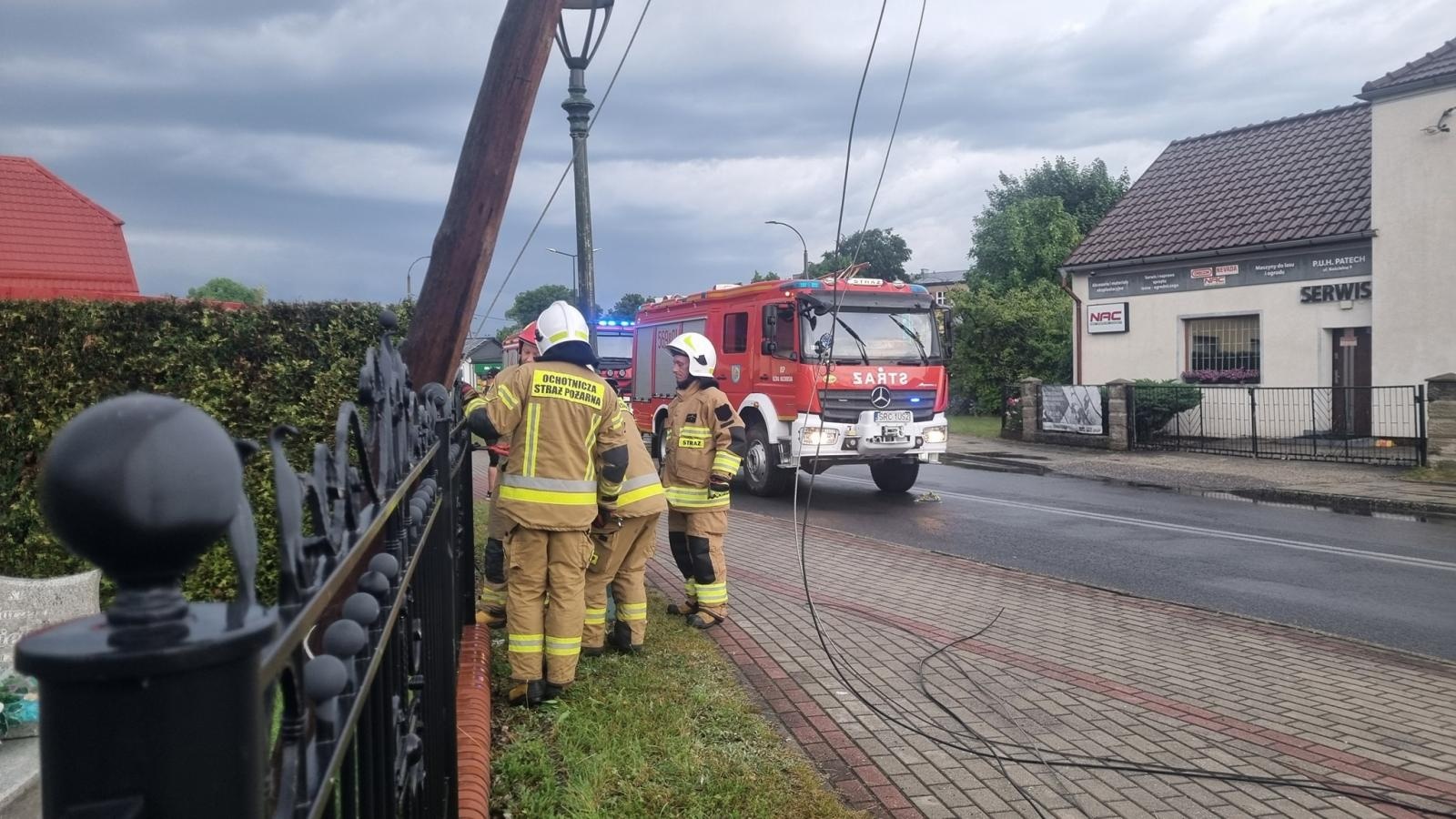 Zdjęcie w galerii na portalu naszraciborz.pl: Silny wiatr, zapach gazu i wojenne znalezisko. Pracowita doba raciborskich strażaków wiadomości z regionu