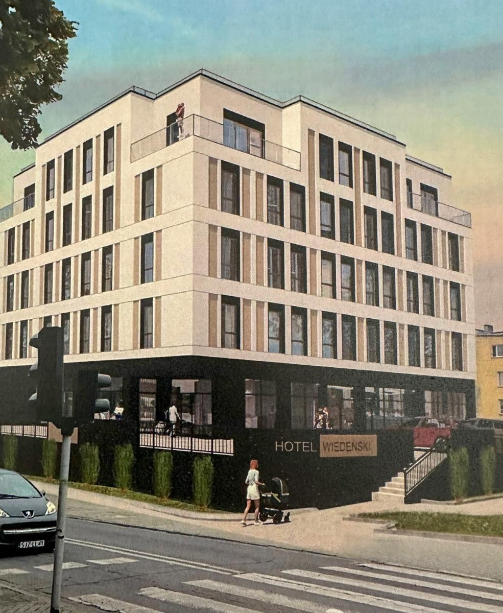Zdjęcie w galerii na portalu naszraciborz.pl: Kontrowersje wokół budowanego hotelu przy ul. Opawskiej. Inwestor pokazuje, jaki jest jego zamiar wiadomości z regionu