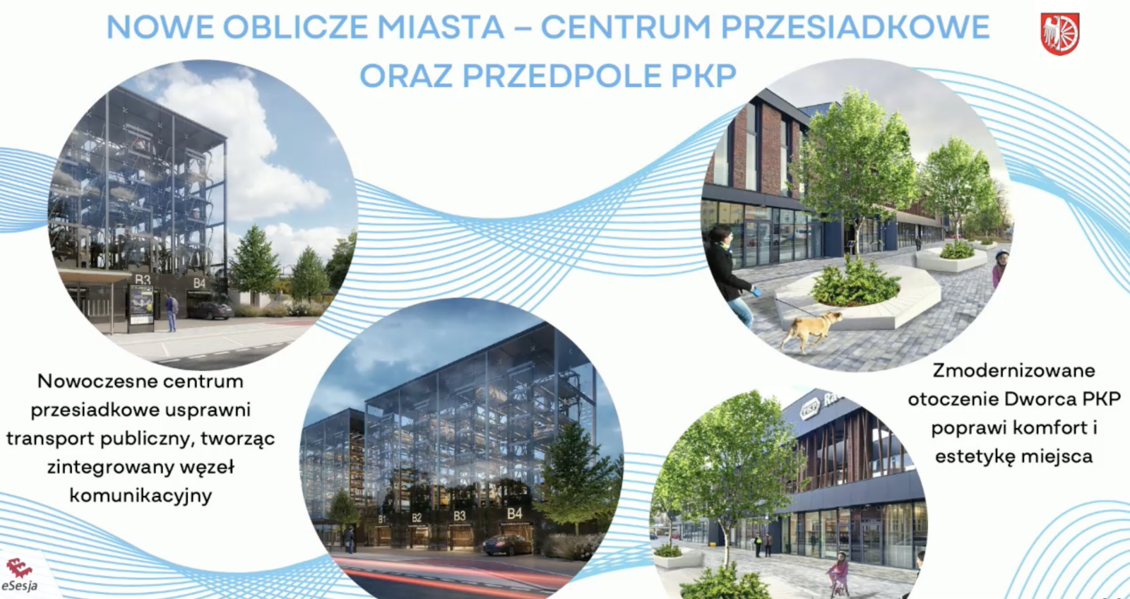 Zdjęcie w galerii na portalu naszraciborz.pl: Zielony Rynek, parking podziemny na pl. Długosza i podświetlone drzewa. Prezydent zapowiada zmiany w centrum Raciborza wiadomości z regionu