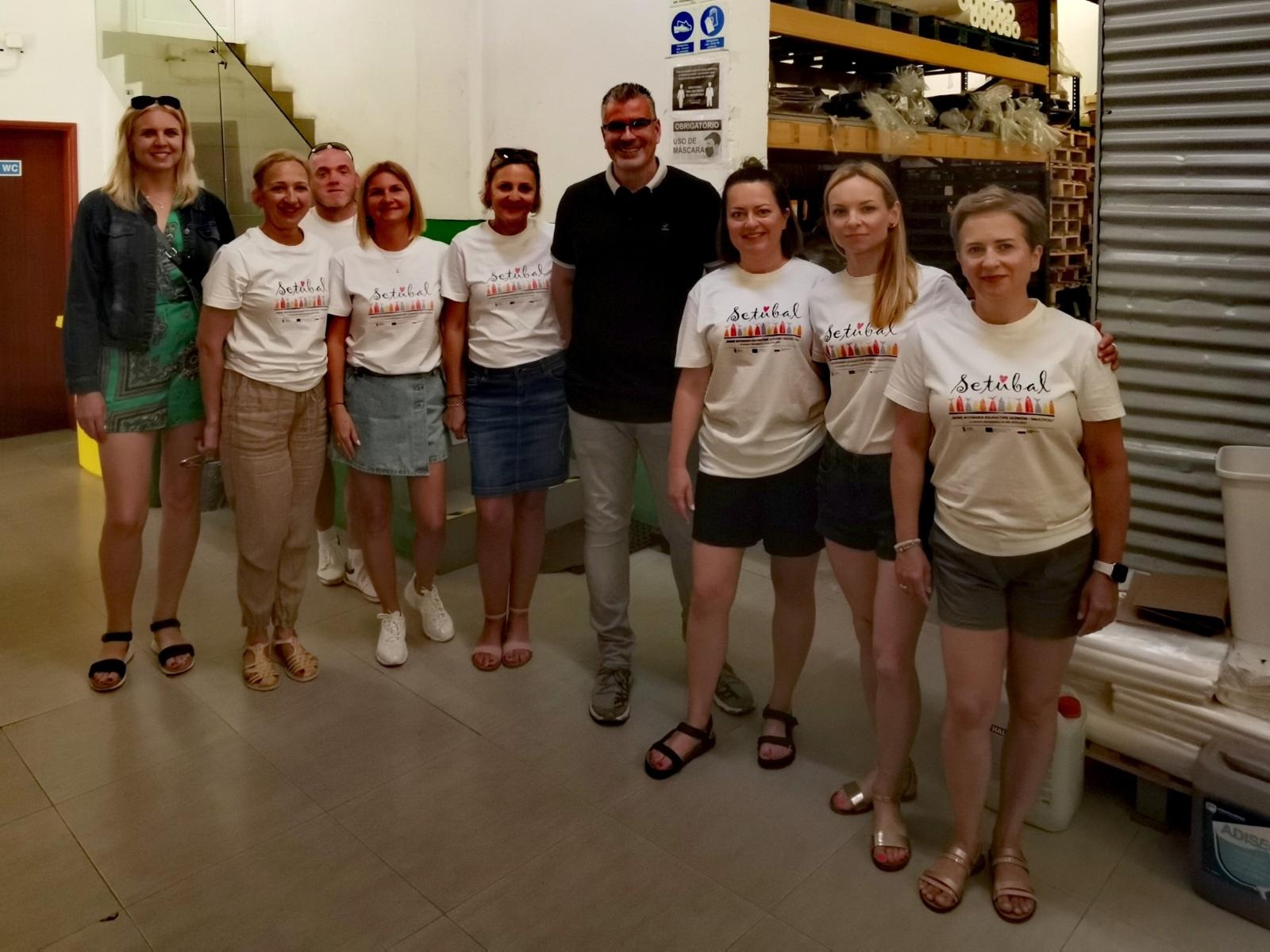 Zdjęcie w galerii na portalu naszraciborz.pl: Logistyka bez granic – nauczyciele Ekonomika po szkoleniu w Setúbalu wiadomości z regionu