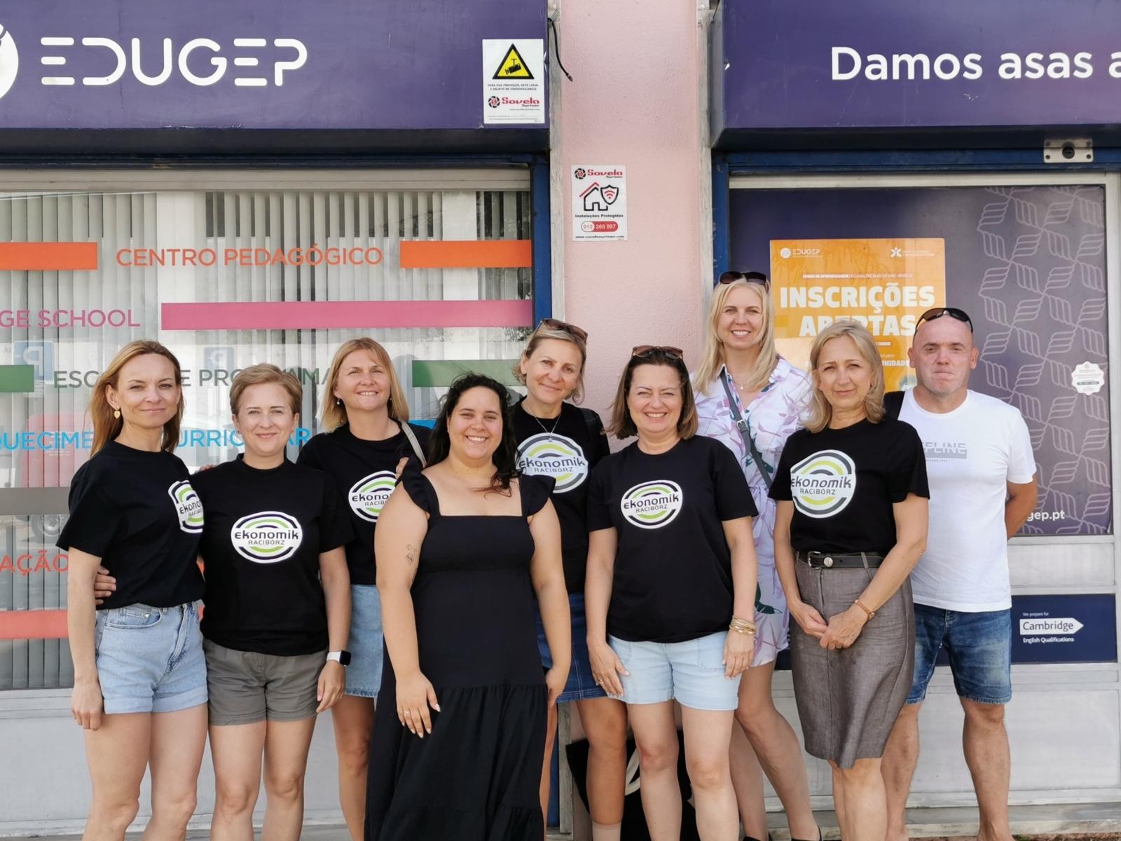 Zdjęcie w galerii na portalu naszraciborz.pl: Logistyka bez granic – nauczyciele Ekonomika po szkoleniu w Setúbalu wiadomości z regionu