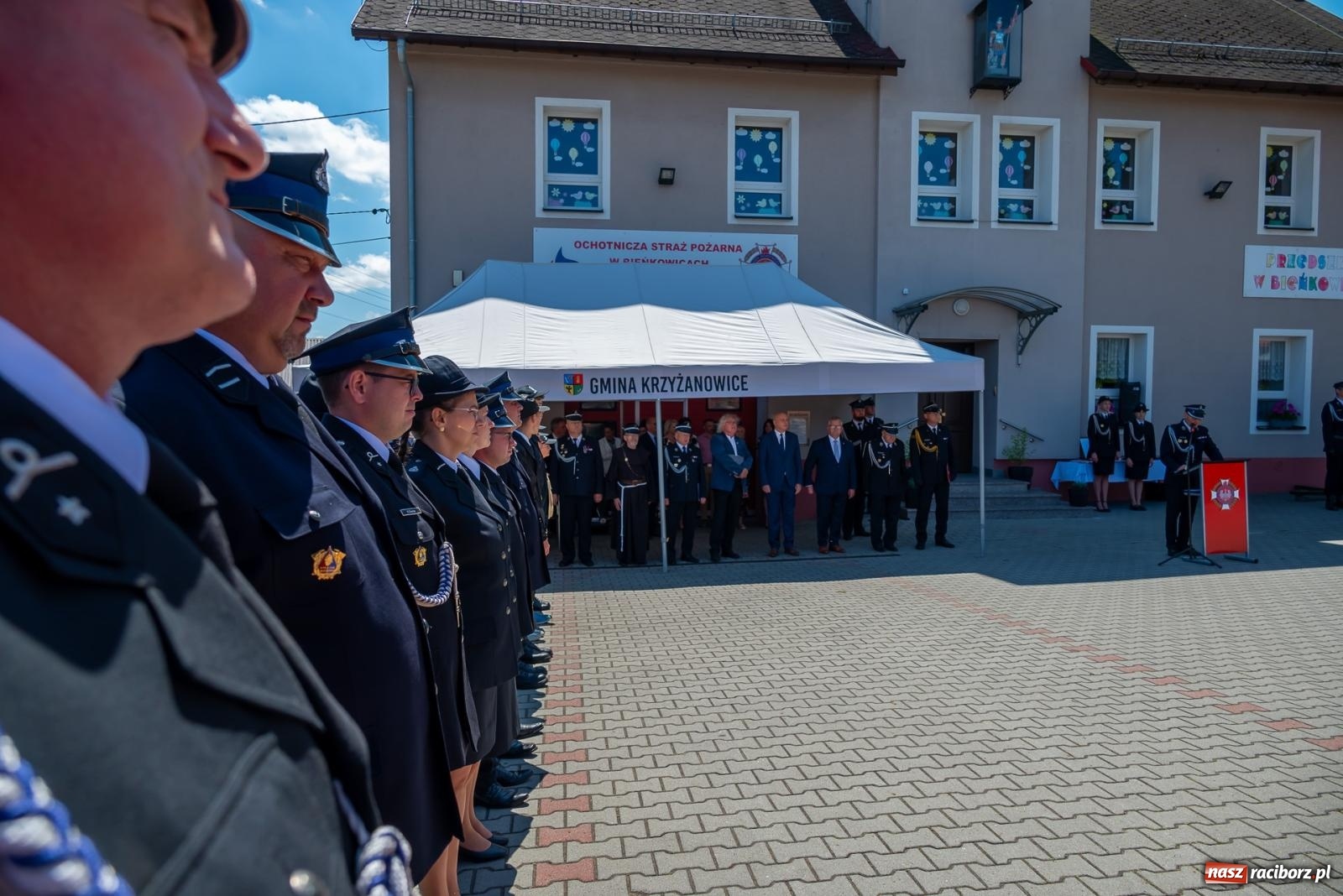 Zdjęcie w galerii na portalu naszraciborz.pl: 120 lat służby Bogu na chwałę, ludziom na ratunek. Jubileusz OSP Bieńkowice [FOTO i WIDEO] wiadomości z regionu