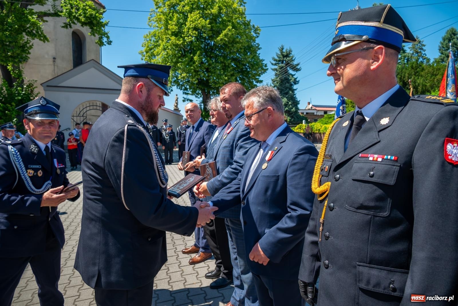 Zdjęcie w galerii na portalu naszraciborz.pl: 120 lat służby Bogu na chwałę, ludziom na ratunek. Jubileusz OSP Bieńkowice [FOTO i WIDEO] wiadomości z regionu