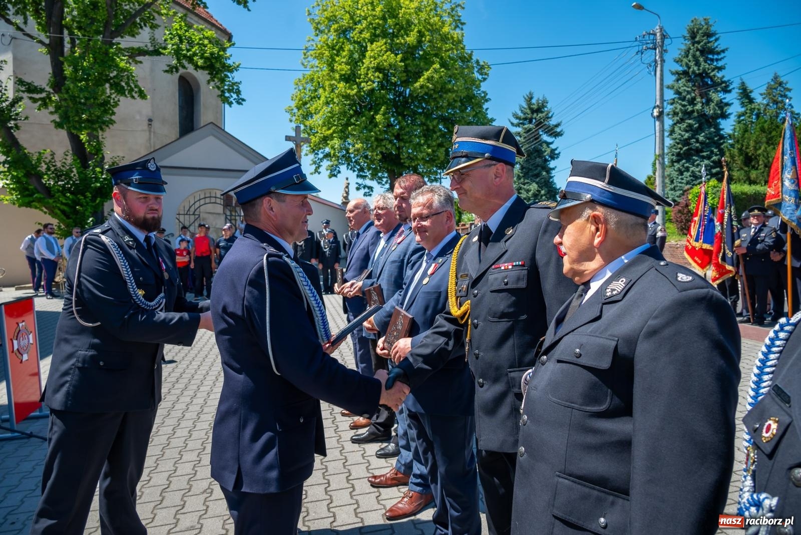 Zdjęcie w galerii na portalu naszraciborz.pl: 120 lat służby Bogu na chwałę, ludziom na ratunek. Jubileusz OSP Bieńkowice [FOTO i WIDEO] wiadomości z regionu