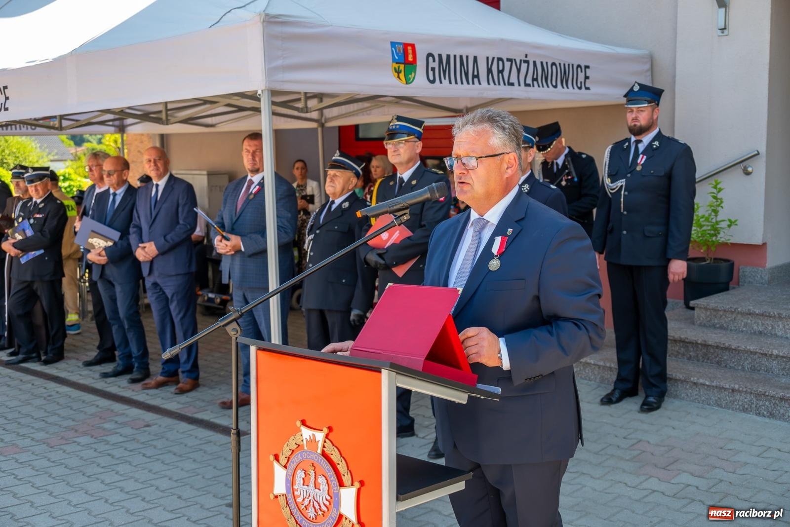 Zdjęcie w galerii na portalu naszraciborz.pl: 120 lat służby Bogu na chwałę, ludziom na ratunek. Jubileusz OSP Bieńkowice [FOTO i WIDEO] wiadomości z regionu