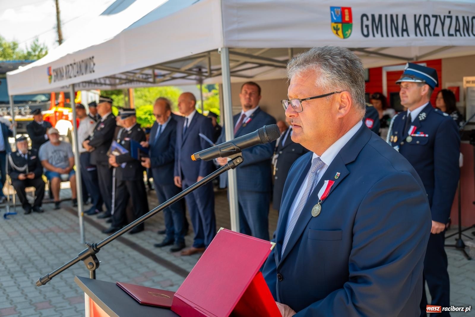 Zdjęcie w galerii na portalu naszraciborz.pl: 120 lat służby Bogu na chwałę, ludziom na ratunek. Jubileusz OSP Bieńkowice [FOTO i WIDEO] wiadomości z regionu