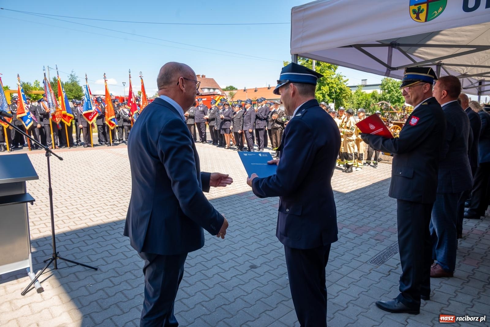 Zdjęcie w galerii na portalu naszraciborz.pl: 120 lat służby Bogu na chwałę, ludziom na ratunek. Jubileusz OSP Bieńkowice [FOTO i WIDEO] wiadomości z regionu
