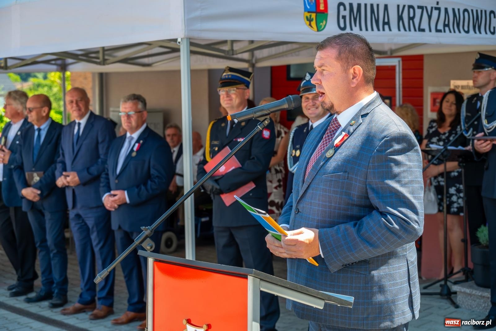 Zdjęcie w galerii na portalu naszraciborz.pl: 120 lat służby Bogu na chwałę, ludziom na ratunek. Jubileusz OSP Bieńkowice [FOTO i WIDEO] wiadomości z regionu