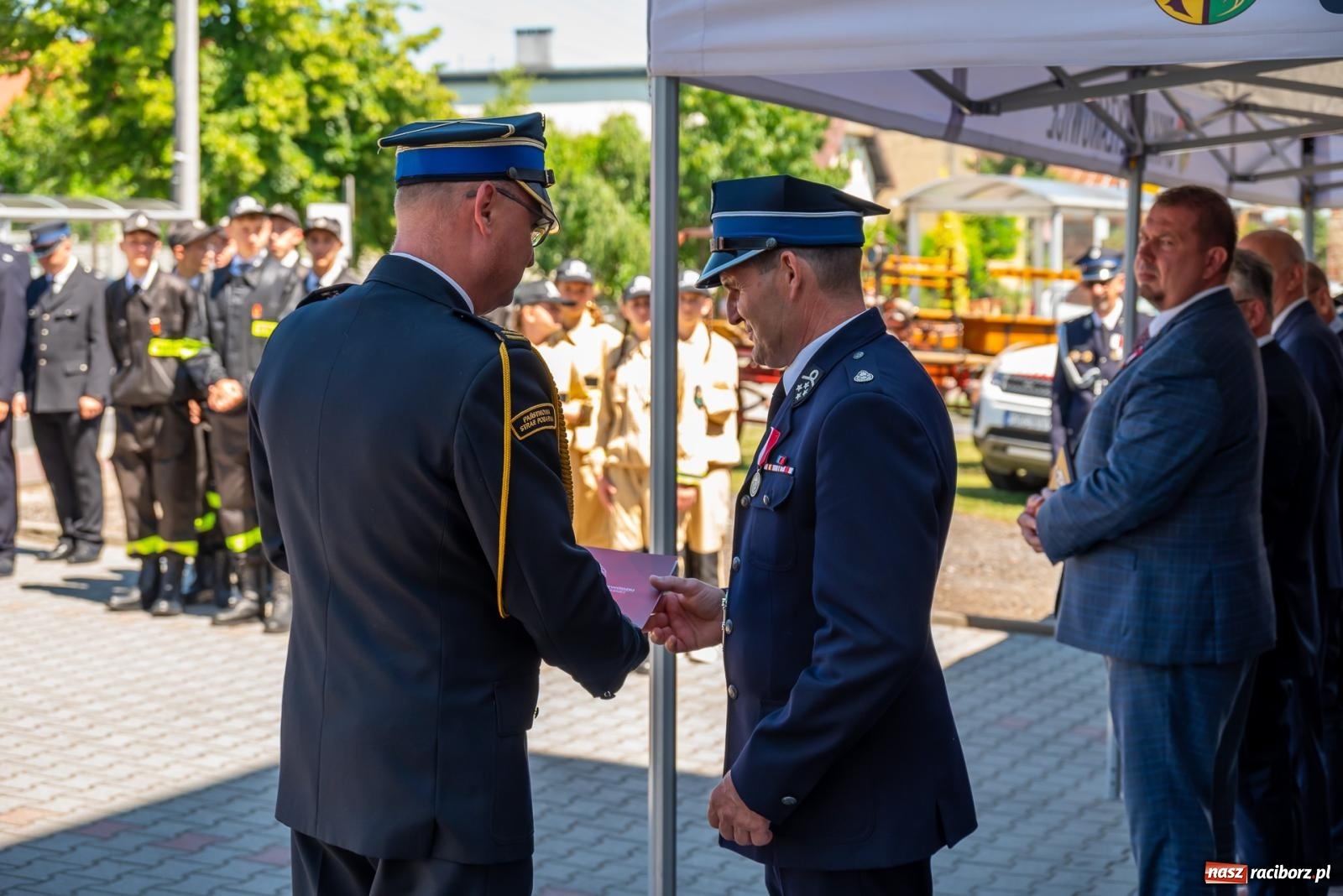 Zdjęcie w galerii na portalu naszraciborz.pl: 120 lat służby Bogu na chwałę, ludziom na ratunek. Jubileusz OSP Bieńkowice [FOTO i WIDEO] wiadomości z regionu
