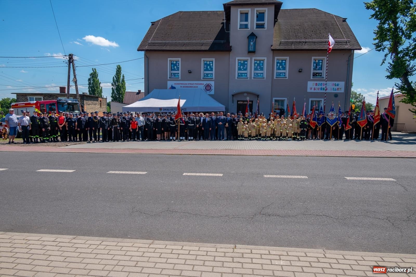 Zdjęcie w galerii na portalu naszraciborz.pl: 120 lat służby Bogu na chwałę, ludziom na ratunek. Jubileusz OSP Bieńkowice [FOTO i WIDEO] wiadomości z regionu