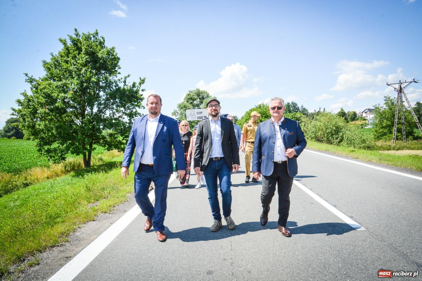 Zdjęcie w galerii na portalu naszraciborz.pl: Sikawki konne w akcji. Bieńkowice gospodarzem XVI Międzynarodowych Zawodów wiadomości z regionu