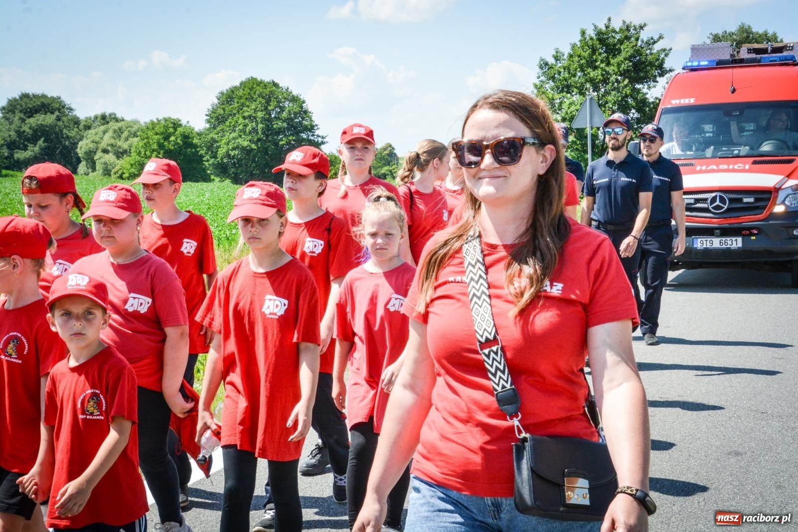 Zdjęcie w galerii na portalu naszraciborz.pl: Sikawki konne w akcji. Bieńkowice gospodarzem XVI Międzynarodowych Zawodów wiadomości z regionu