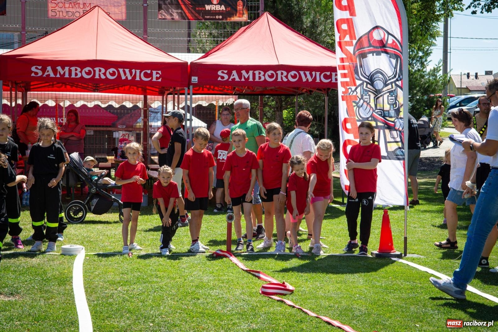 Zdjęcie w galerii na portalu naszraciborz.pl: Młodzi druhowie rywalizowali w Samborowicach. II Zawody Dziecięcych Drużyn Pożarniczych za nami wiadomości z regionu