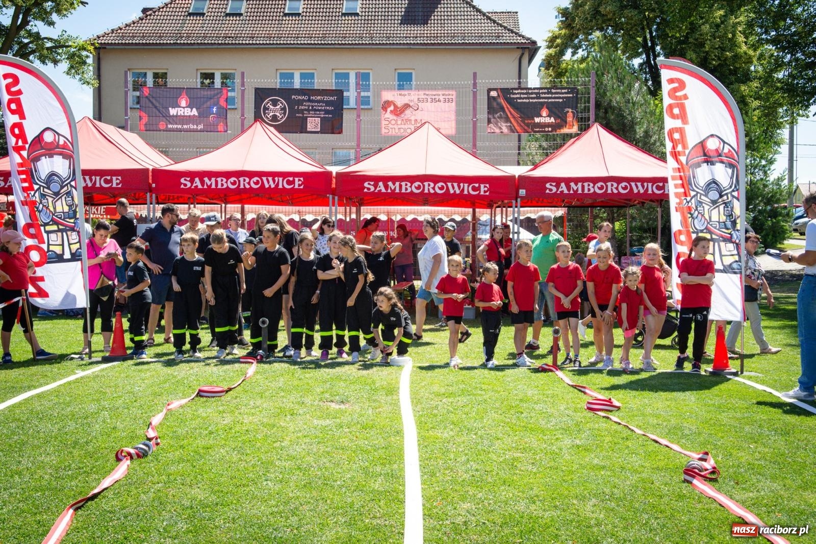 Zdjęcie w galerii na portalu naszraciborz.pl: Młodzi druhowie rywalizowali w Samborowicach. II Zawody Dziecięcych Drużyn Pożarniczych za nami wiadomości z regionu