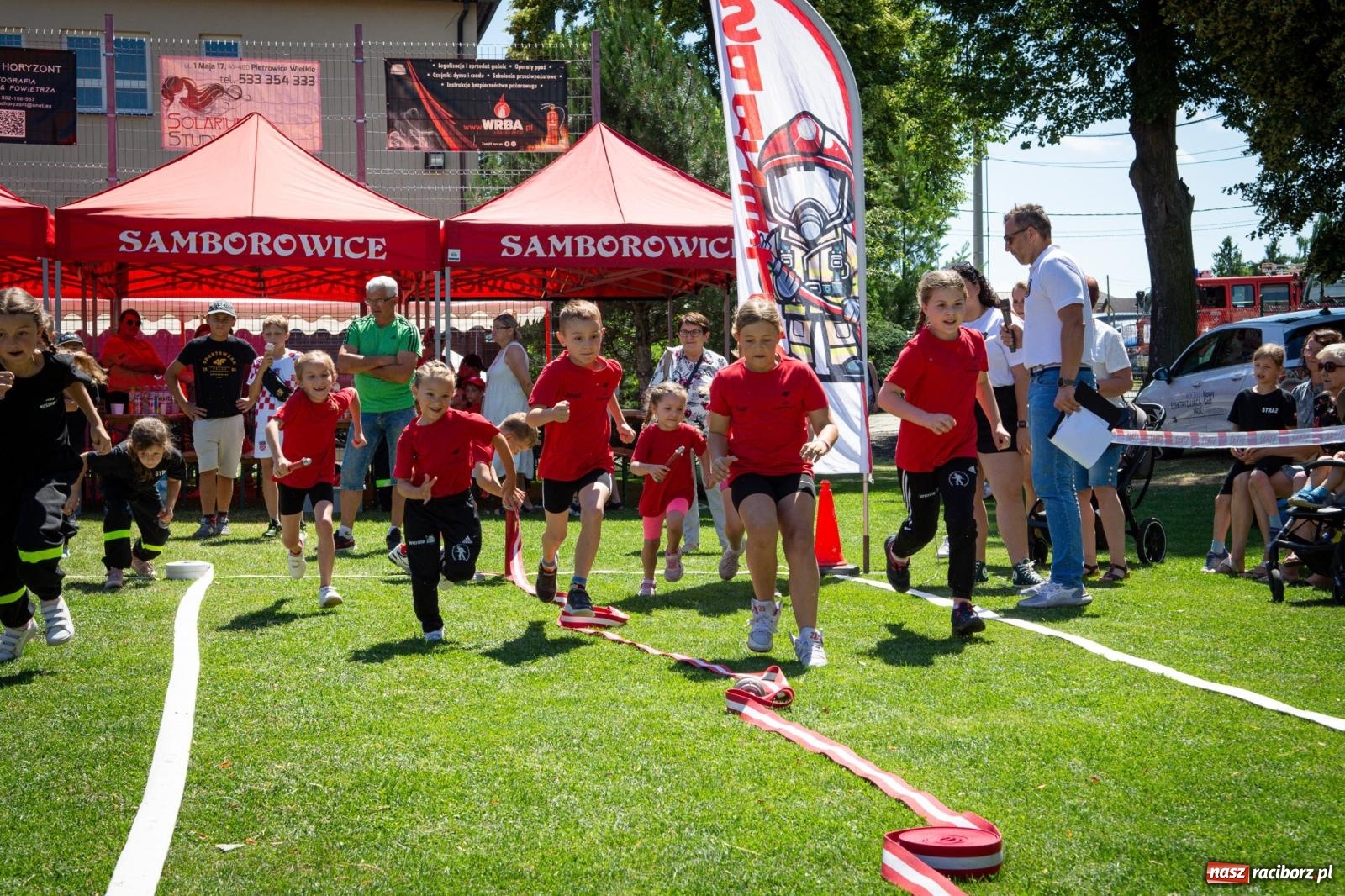 Zdjęcie w galerii na portalu naszraciborz.pl: Młodzi druhowie rywalizowali w Samborowicach. II Zawody Dziecięcych Drużyn Pożarniczych za nami wiadomości z regionu