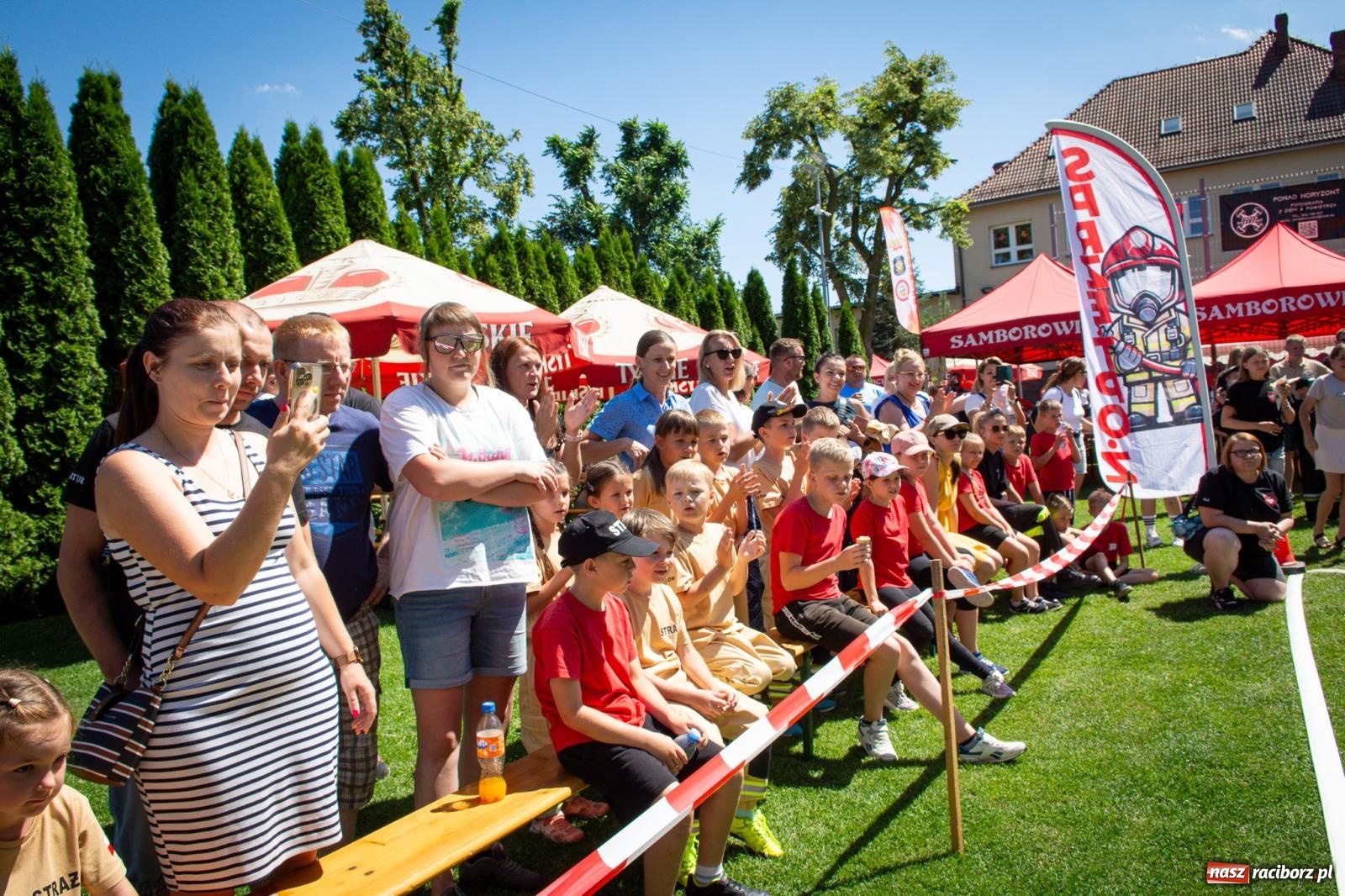 Zdjęcie w galerii na portalu naszraciborz.pl: Młodzi druhowie rywalizowali w Samborowicach. II Zawody Dziecięcych Drużyn Pożarniczych za nami wiadomości z regionu