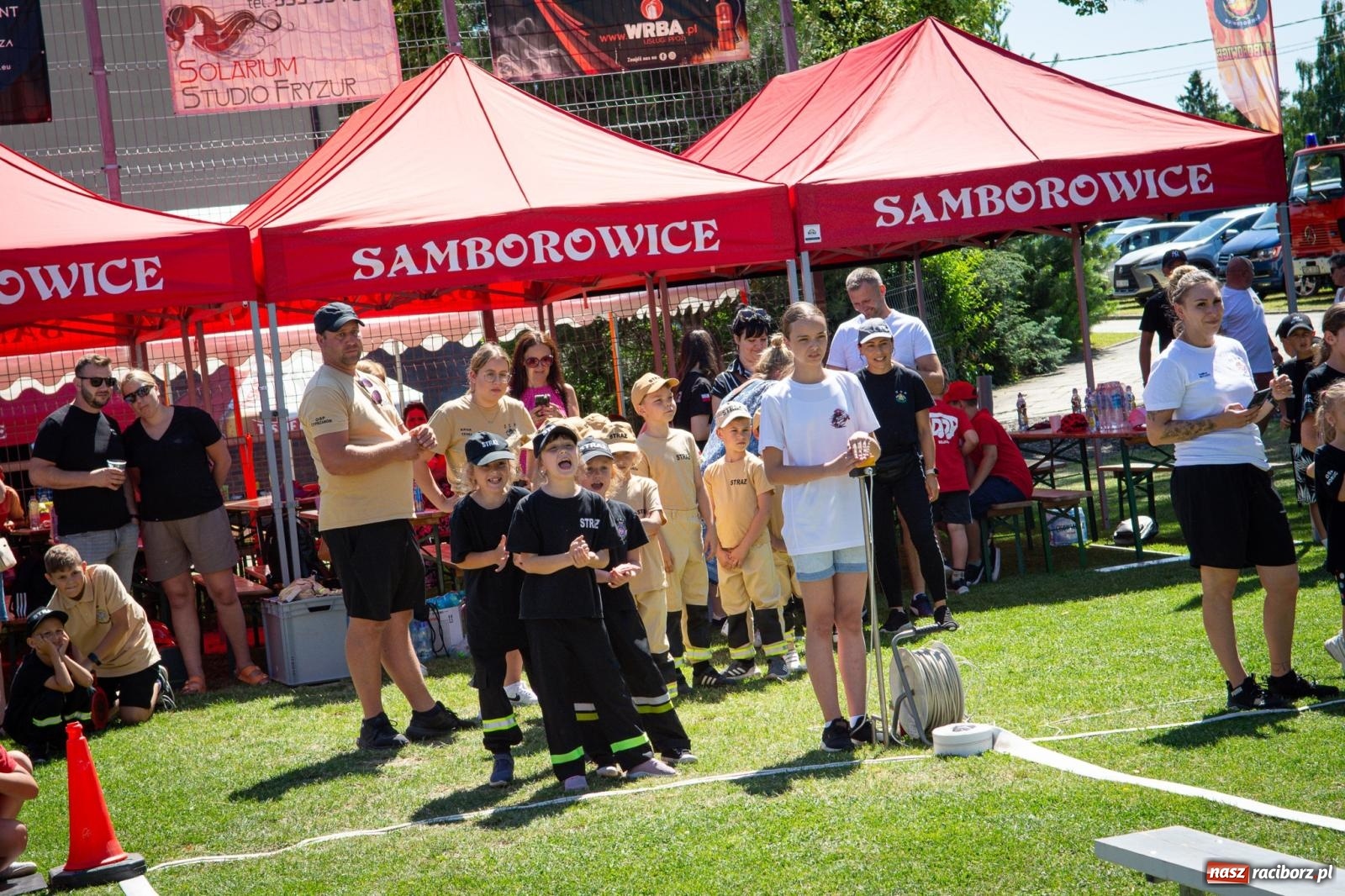 Zdjęcie w galerii na portalu naszraciborz.pl: Młodzi druhowie rywalizowali w Samborowicach. II Zawody Dziecięcych Drużyn Pożarniczych za nami wiadomości z regionu