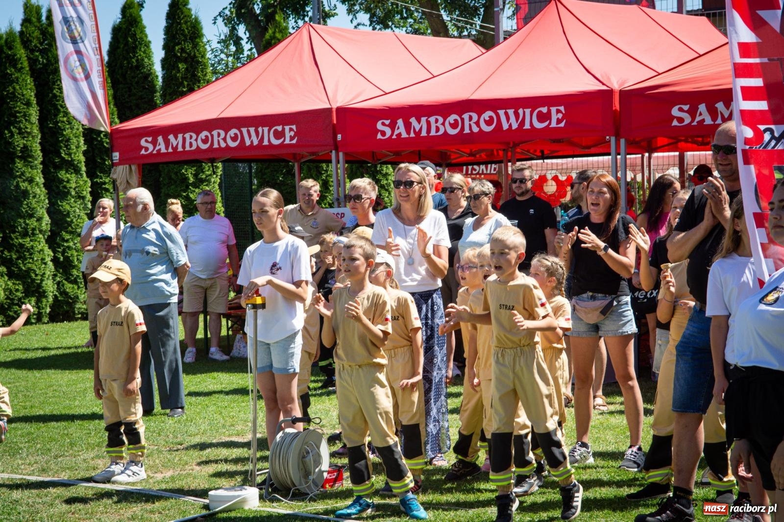 Zdjęcie w galerii na portalu naszraciborz.pl: Młodzi druhowie rywalizowali w Samborowicach. II Zawody Dziecięcych Drużyn Pożarniczych za nami wiadomości z regionu