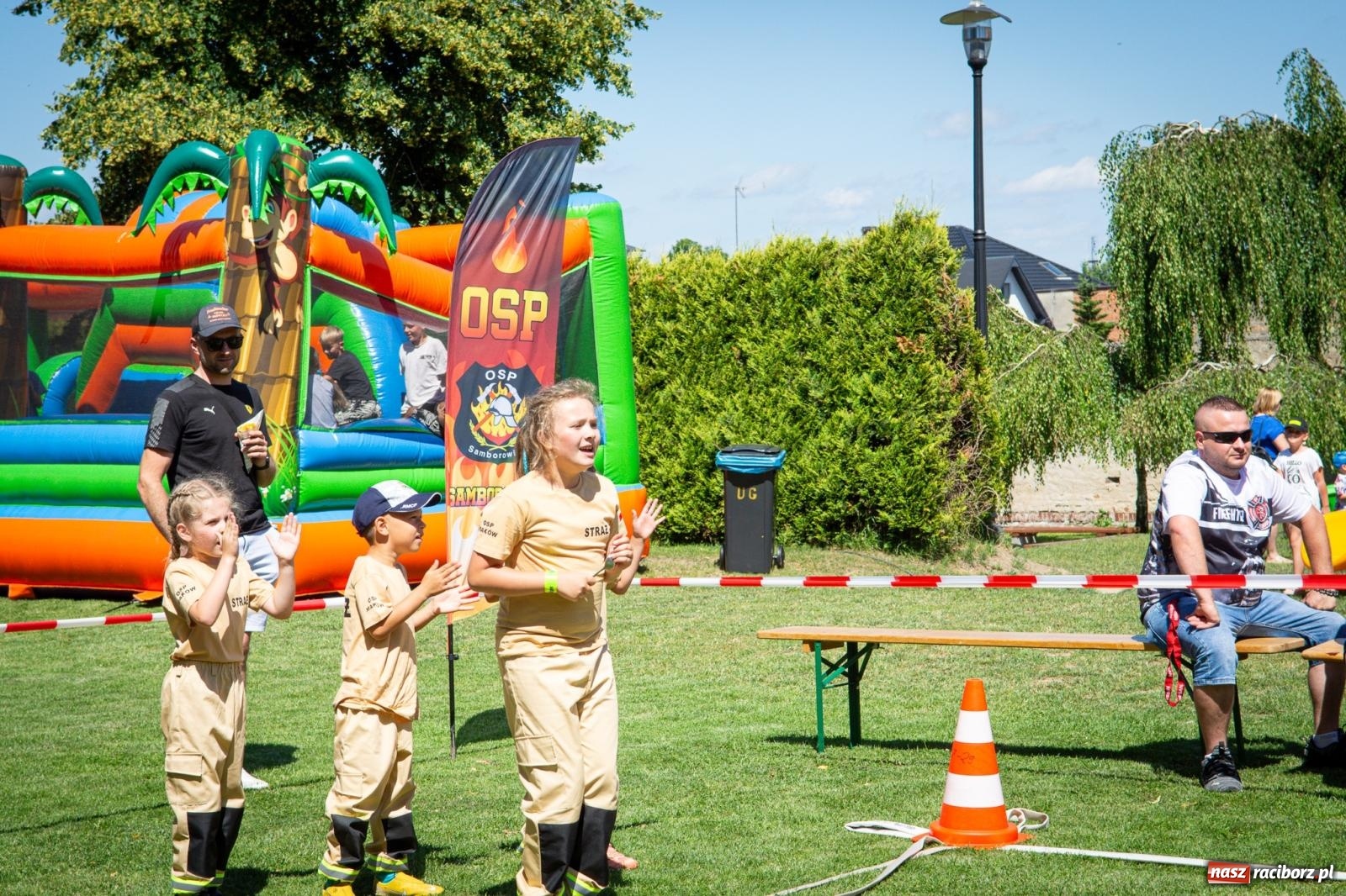 Zdjęcie w galerii na portalu naszraciborz.pl: Młodzi druhowie rywalizowali w Samborowicach. II Zawody Dziecięcych Drużyn Pożarniczych za nami wiadomości z regionu