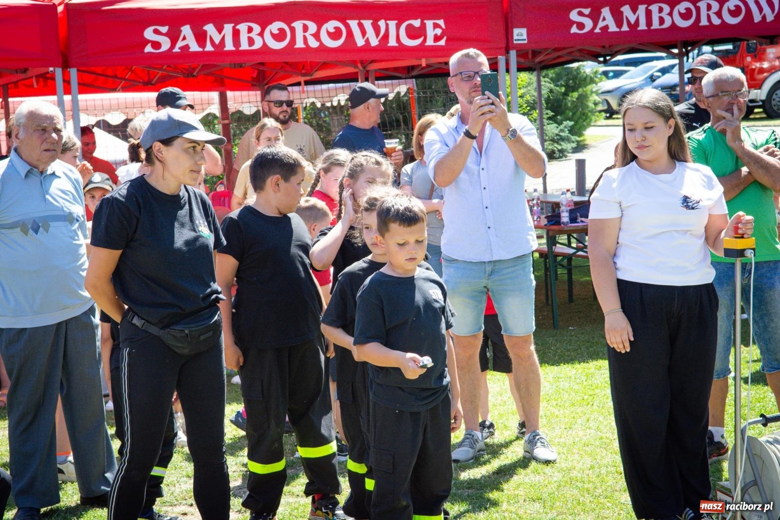 Zdjęcie w galerii na portalu naszraciborz.pl: Młodzi druhowie rywalizowali w Samborowicach. II Zawody Dziecięcych Drużyn Pożarniczych za nami wiadomości z regionu