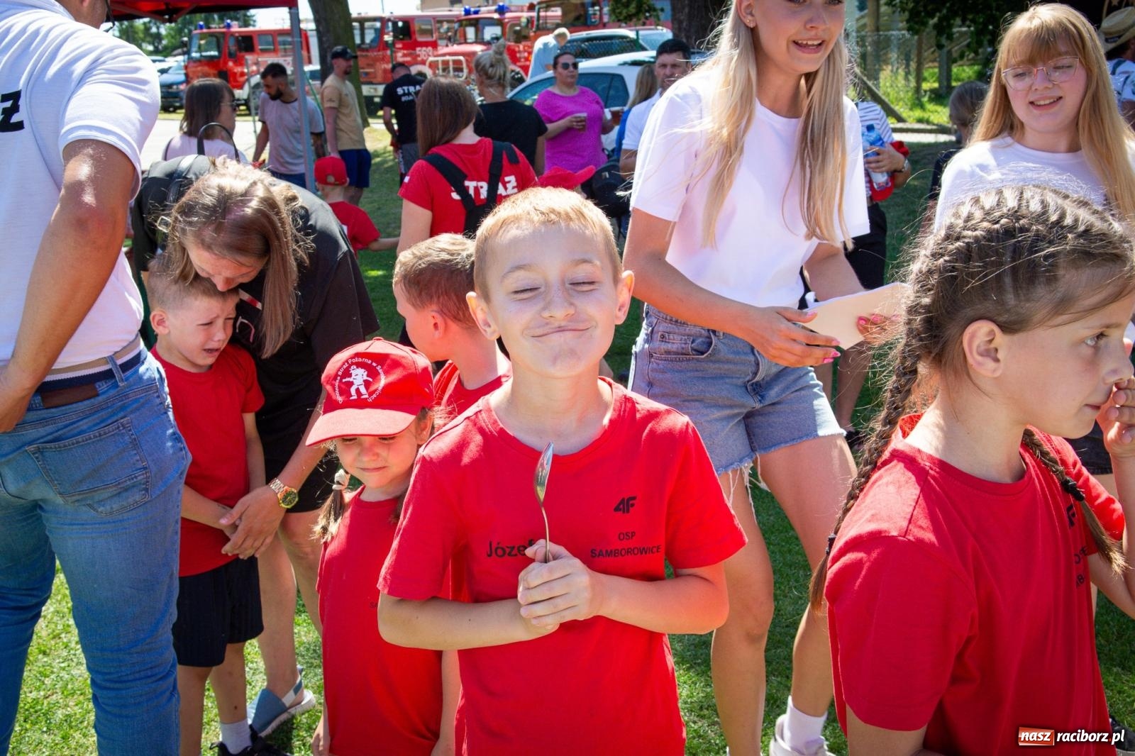 Zdjęcie w galerii na portalu naszraciborz.pl: Młodzi druhowie rywalizowali w Samborowicach. II Zawody Dziecięcych Drużyn Pożarniczych za nami wiadomości z regionu