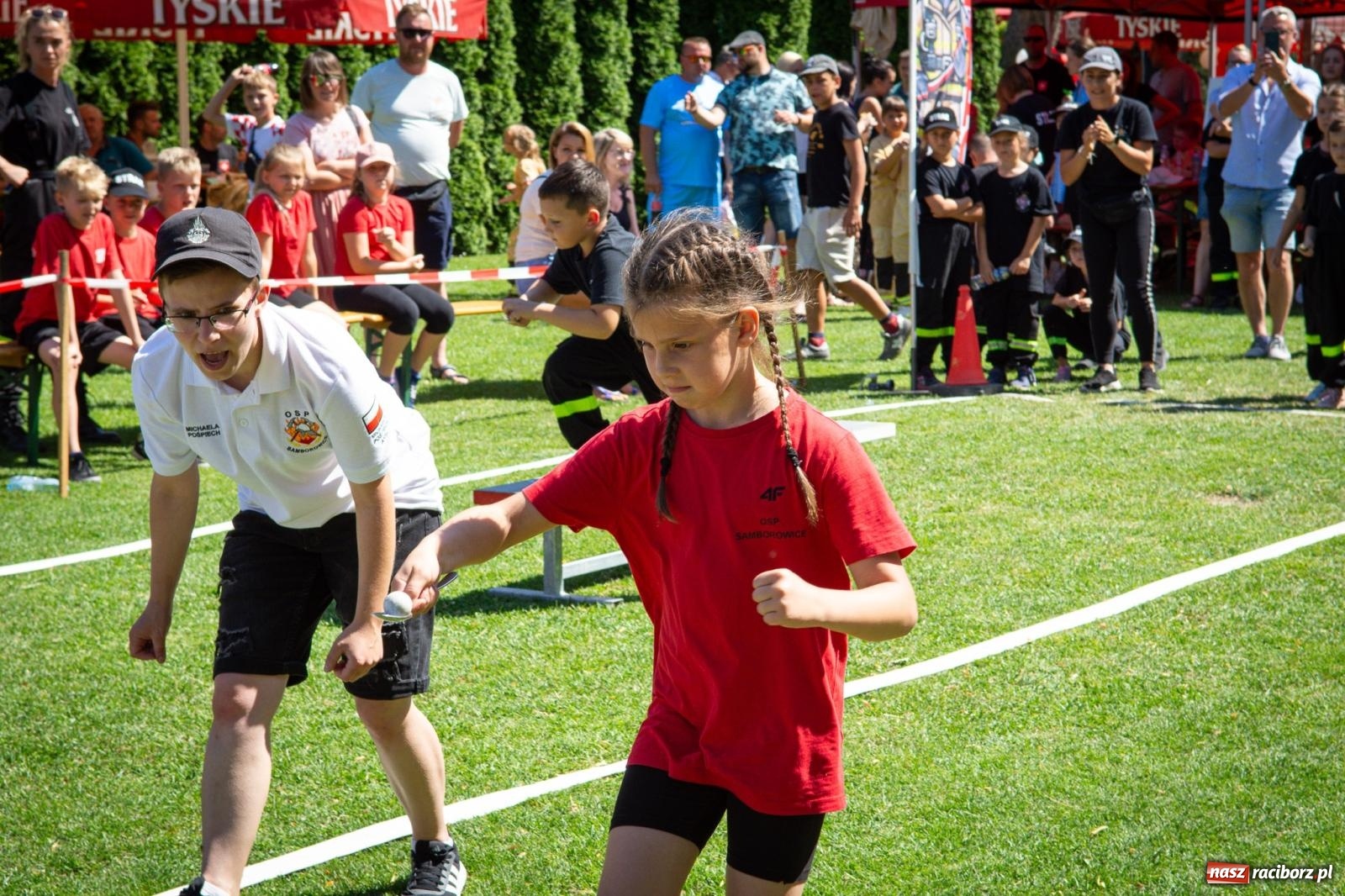 Zdjęcie w galerii na portalu naszraciborz.pl: Młodzi druhowie rywalizowali w Samborowicach. II Zawody Dziecięcych Drużyn Pożarniczych za nami wiadomości z regionu