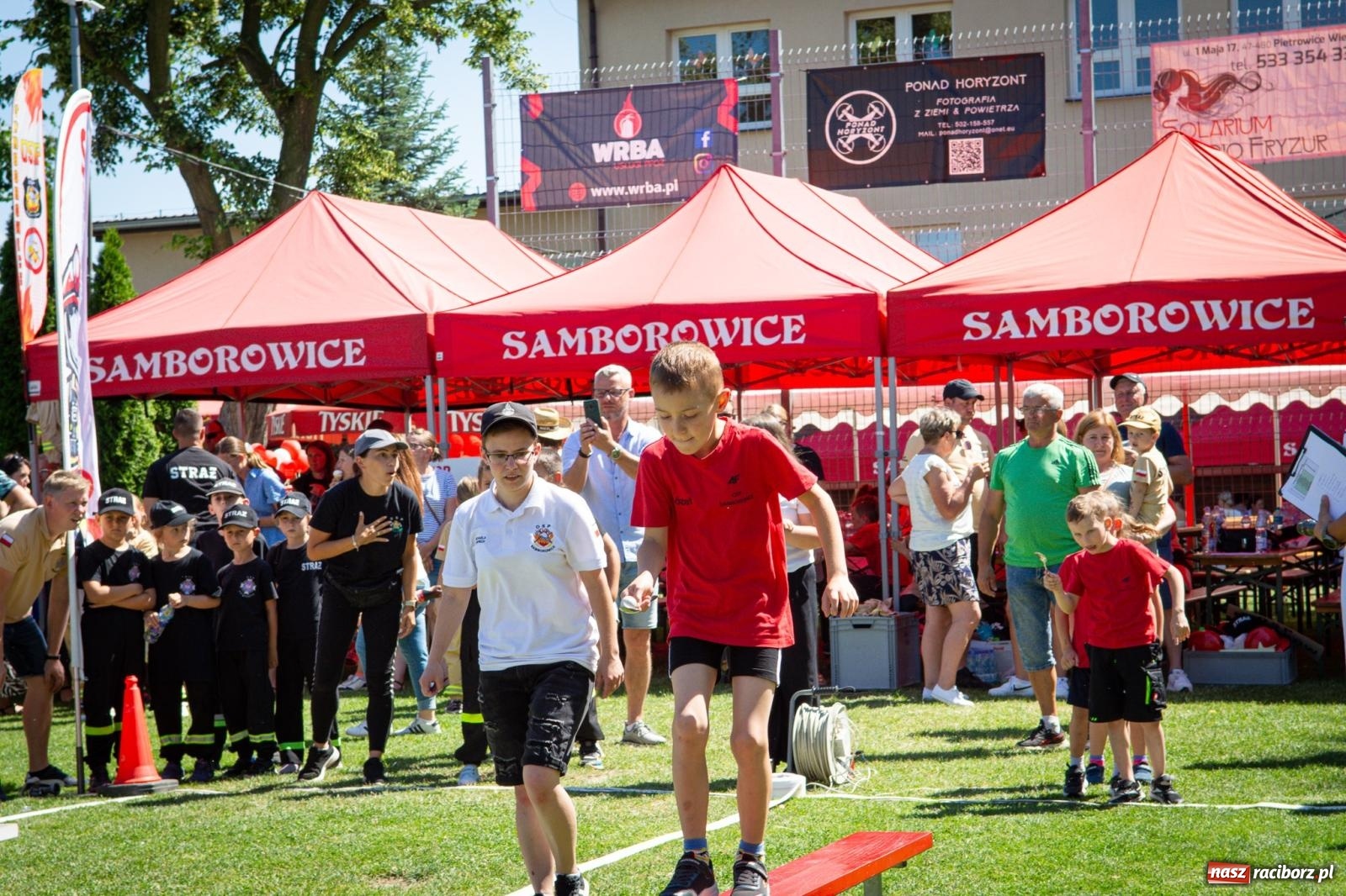 Zdjęcie w galerii na portalu naszraciborz.pl: Młodzi druhowie rywalizowali w Samborowicach. II Zawody Dziecięcych Drużyn Pożarniczych za nami wiadomości z regionu
