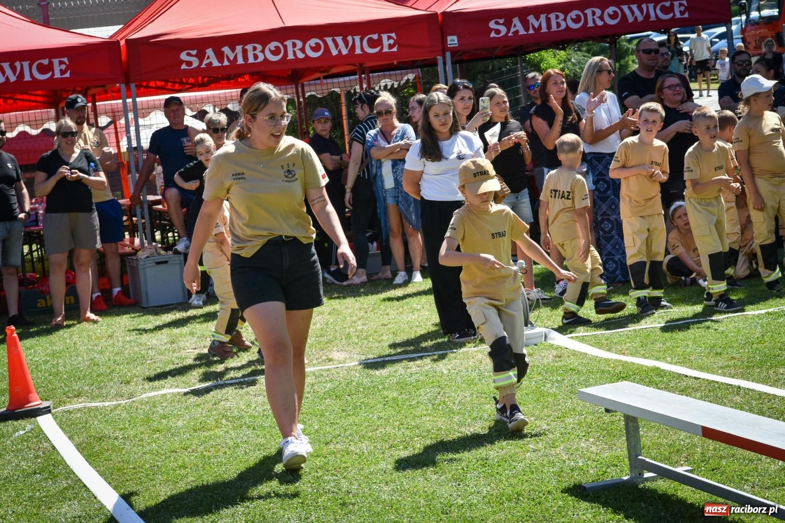 Zdjęcie w galerii na portalu naszraciborz.pl: Młodzi druhowie rywalizowali w Samborowicach. II Zawody Dziecięcych Drużyn Pożarniczych za nami wiadomości z regionu